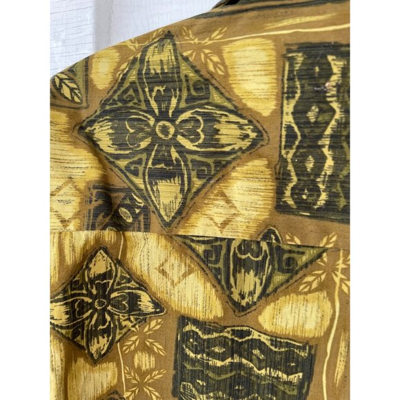 Vintage 1970s Mens Hawaiian button Shirt Aloha Republic Size Large - Picture 7 of 15